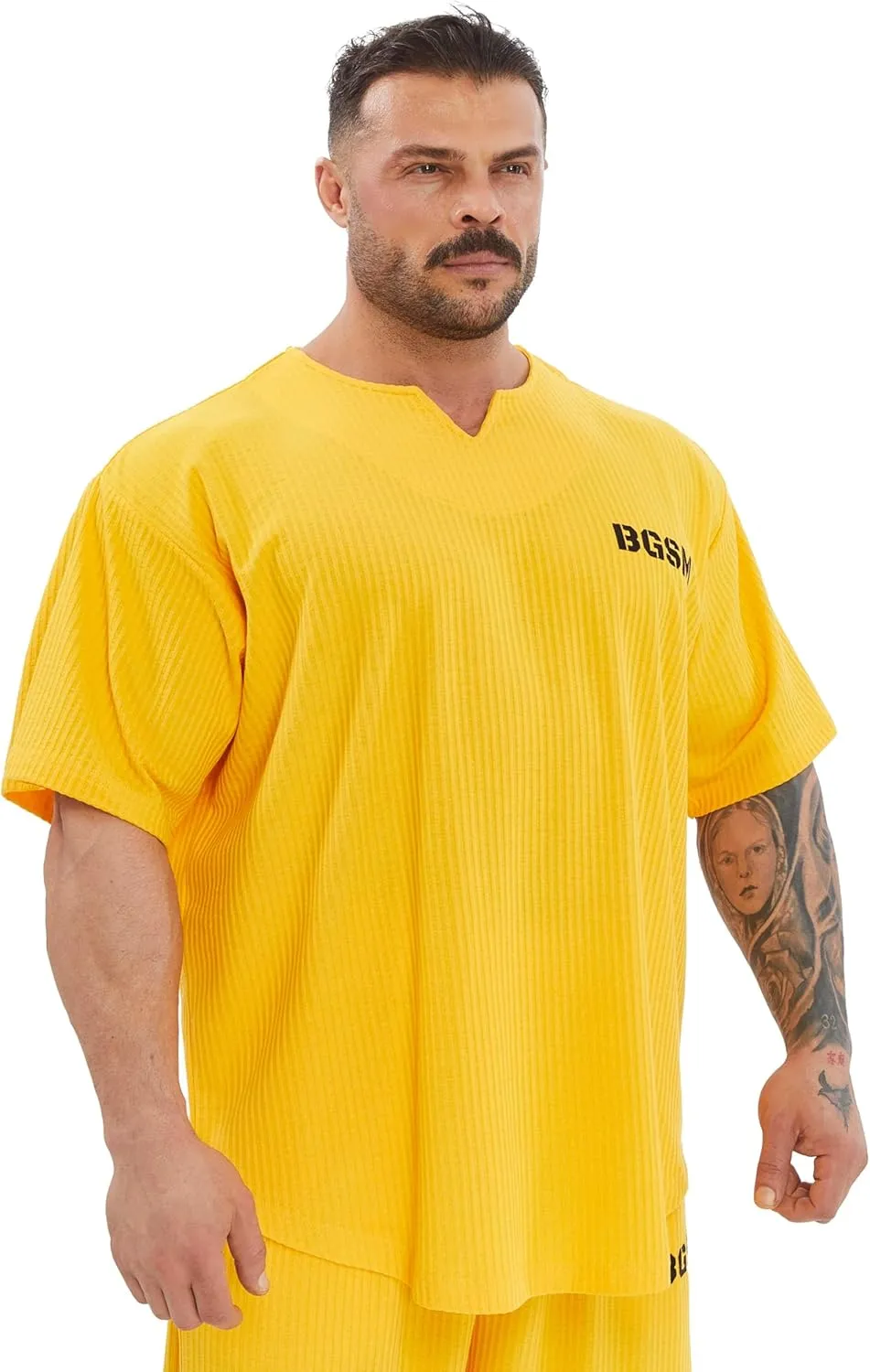 Men's Oversize T-Shirt | Bodybuilding, Cardio Rag Top Activewear Short Sleeve Tee