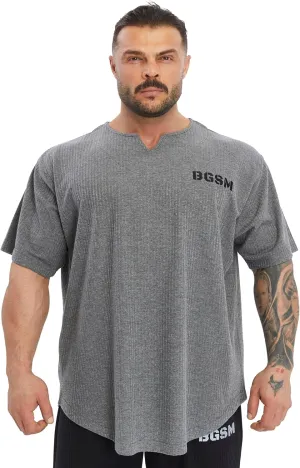 Men's Oversize T-Shirt | Bodybuilding, Cardio Rag Top Activewear Short Sleeve Tee
