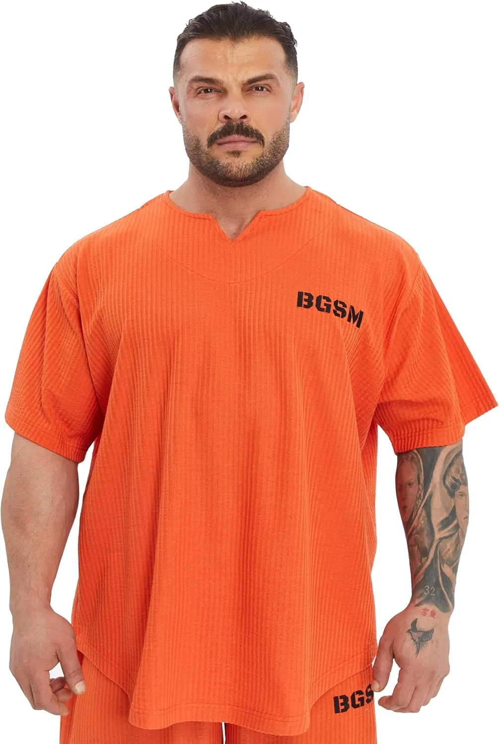 Men's Oversize T-Shirt | Bodybuilding, Cardio Rag Top Activewear Short Sleeve Tee