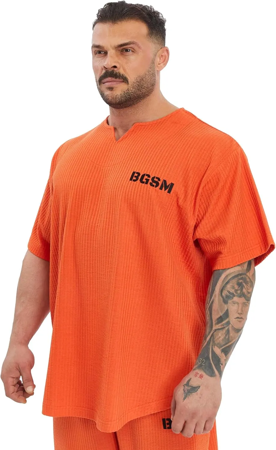 Men's Oversize T-Shirt | Bodybuilding, Cardio Rag Top Activewear Short Sleeve Tee