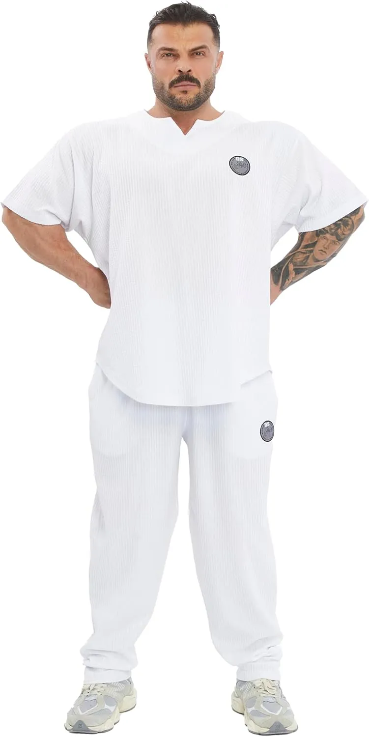 Men's Oversize T-Shirt | Bodybuilding, Cardio Rag Top Activewear Short Sleeve Tee