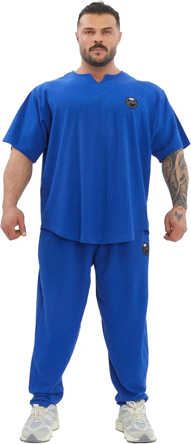 Men's Oversize T-Shirt | Bodybuilding, Cardio Rag Top Activewear Short Sleeve Tee