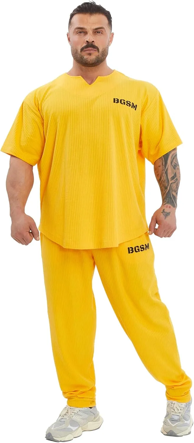 Men's Oversize T-Shirt | Bodybuilding, Cardio Rag Top Activewear Short Sleeve Tee