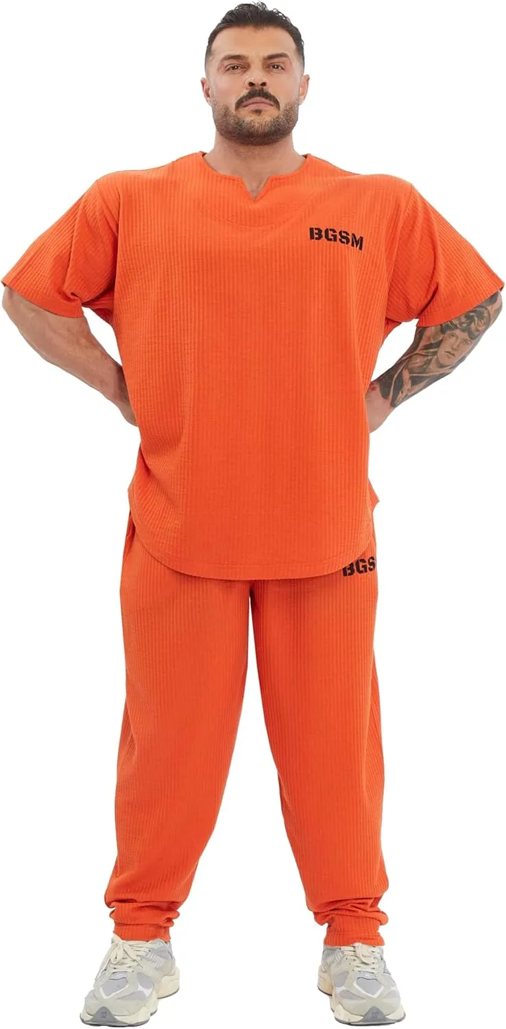 Men's Oversize T-Shirt | Bodybuilding, Cardio Rag Top Activewear Short Sleeve Tee