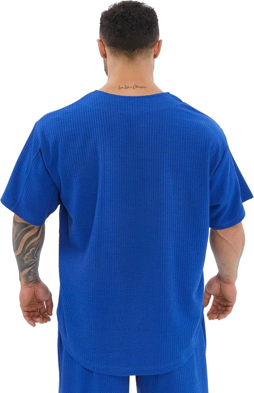 Men's Oversize T-Shirt | Bodybuilding, Cardio Rag Top Activewear Short Sleeve Tee