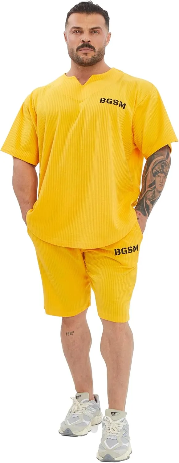 Men's Oversize T-Shirt | Bodybuilding, Cardio Rag Top Activewear Short Sleeve Tee