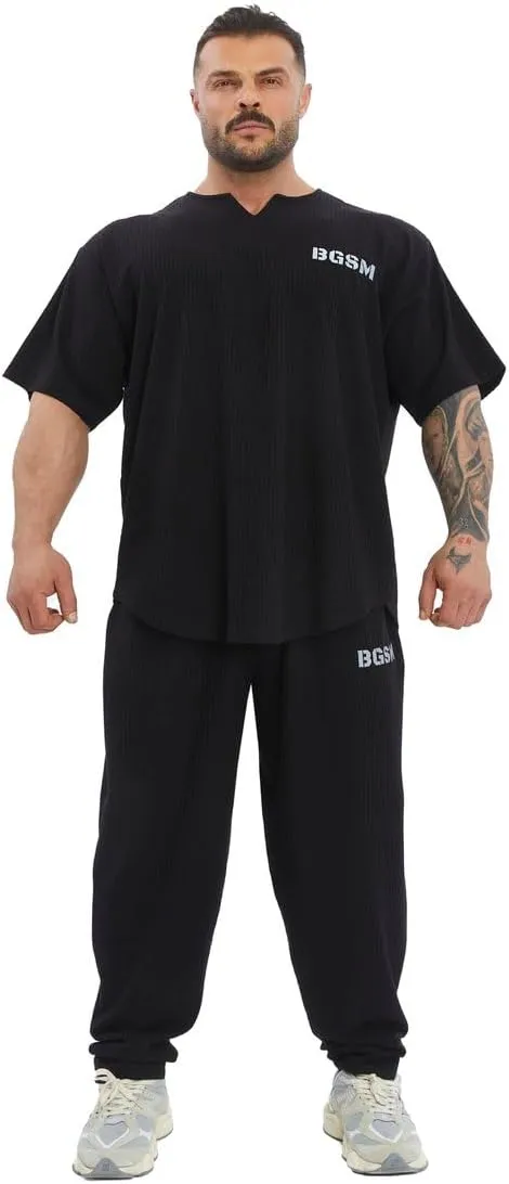 Men's Oversize T-Shirt | Bodybuilding, Cardio Rag Top Activewear Short Sleeve Tee
