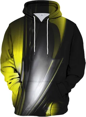 Mens Oversized Graphic Hoodie: Lightweight Designer Casaul Sweatshirt Oversized Workout Streetwear