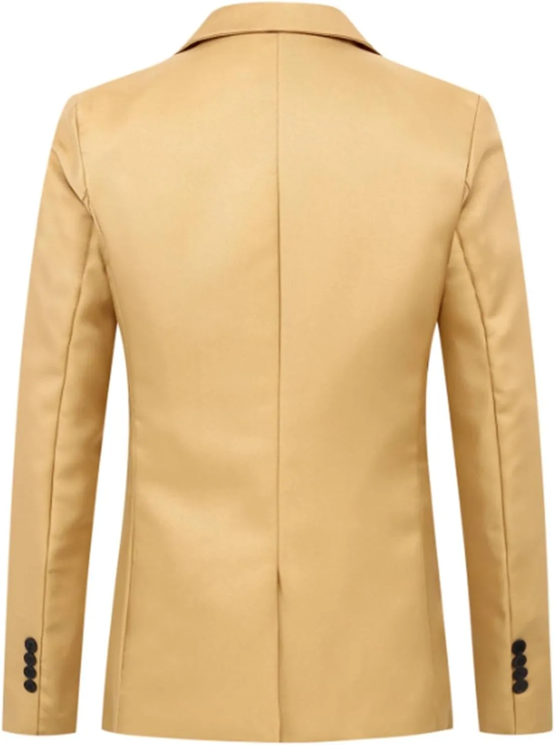 Men's Slim Fit Blazer for Wedding, Prom & Business - Classic Lapel Single Button Suit Jacket, Formal Dinner Coat