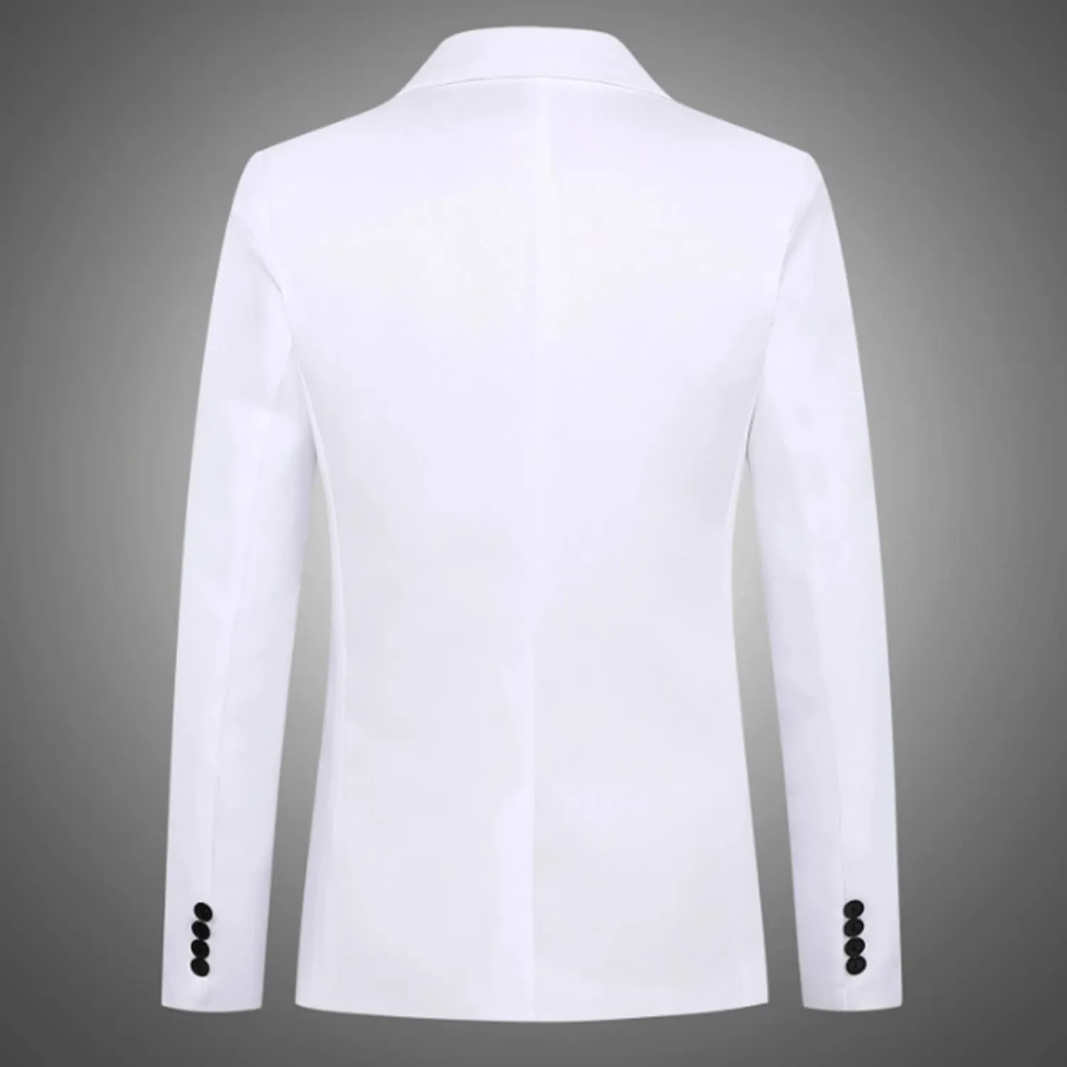 Men's Slim Fit Blazer for Wedding, Prom & Business - Classic Lapel Single Button Suit Jacket, Formal Dinner Coat