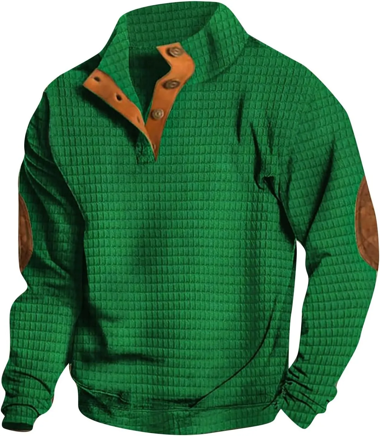 Mens Sweater Fall And Winter Casual Long Sleeved Zipper Shaker Warm Long Sleeved Sweater Tops Men'S Stand Up Collar