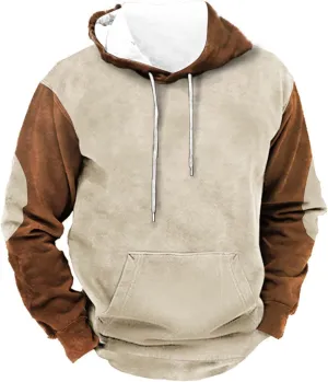 Mens Sweater Sleeved Hoodie Hooded Sweatshirt Tops Outdoor Sweatshirt Shirt Mens Hoodies Zip Up Sweaters For Men