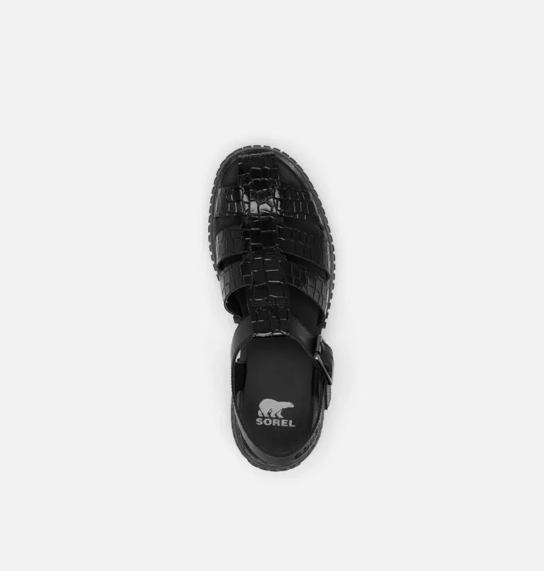 ONA STREETWORKS FISHERMAN MID SANDAL-Black, Sea Salt