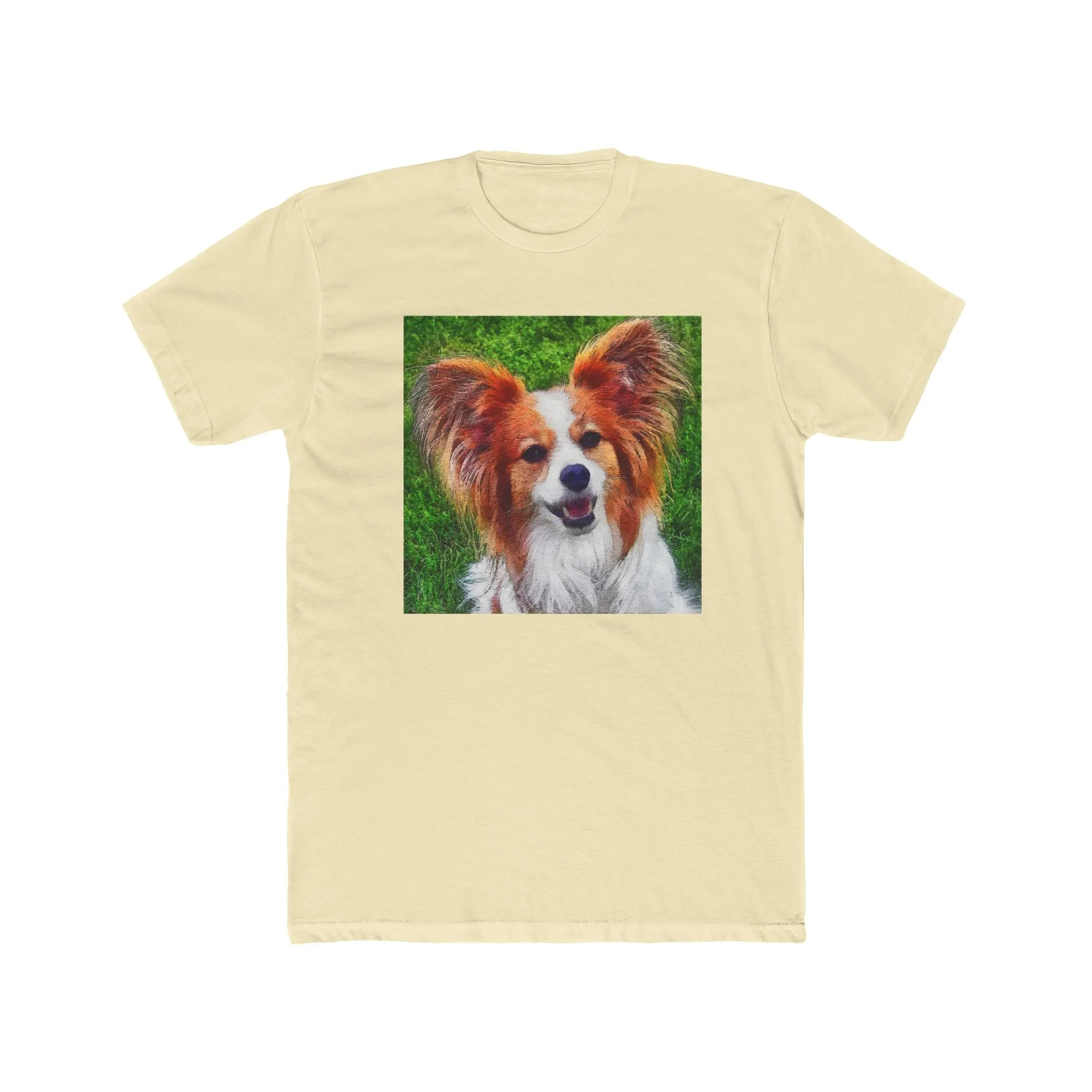 Papillon Men's Fitted Cotton Crew Tee