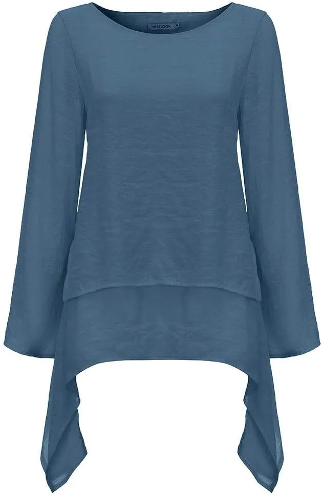 Plus Size Tops for Women Short Sleeve Womens 2023 Summer Spring 3/4 Sleeve V Neck Casual Loose Tunic Tops Blouses