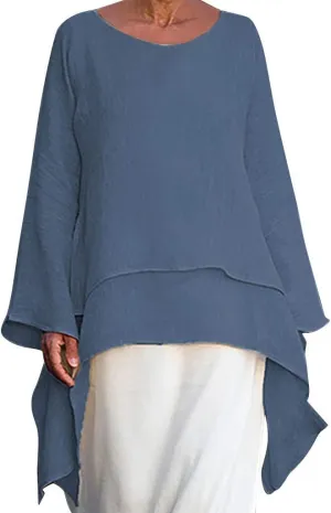 Plus Size Tops for Women Short Sleeve Womens 2023 Summer Spring 3/4 Sleeve V Neck Casual Loose Tunic Tops Blouses