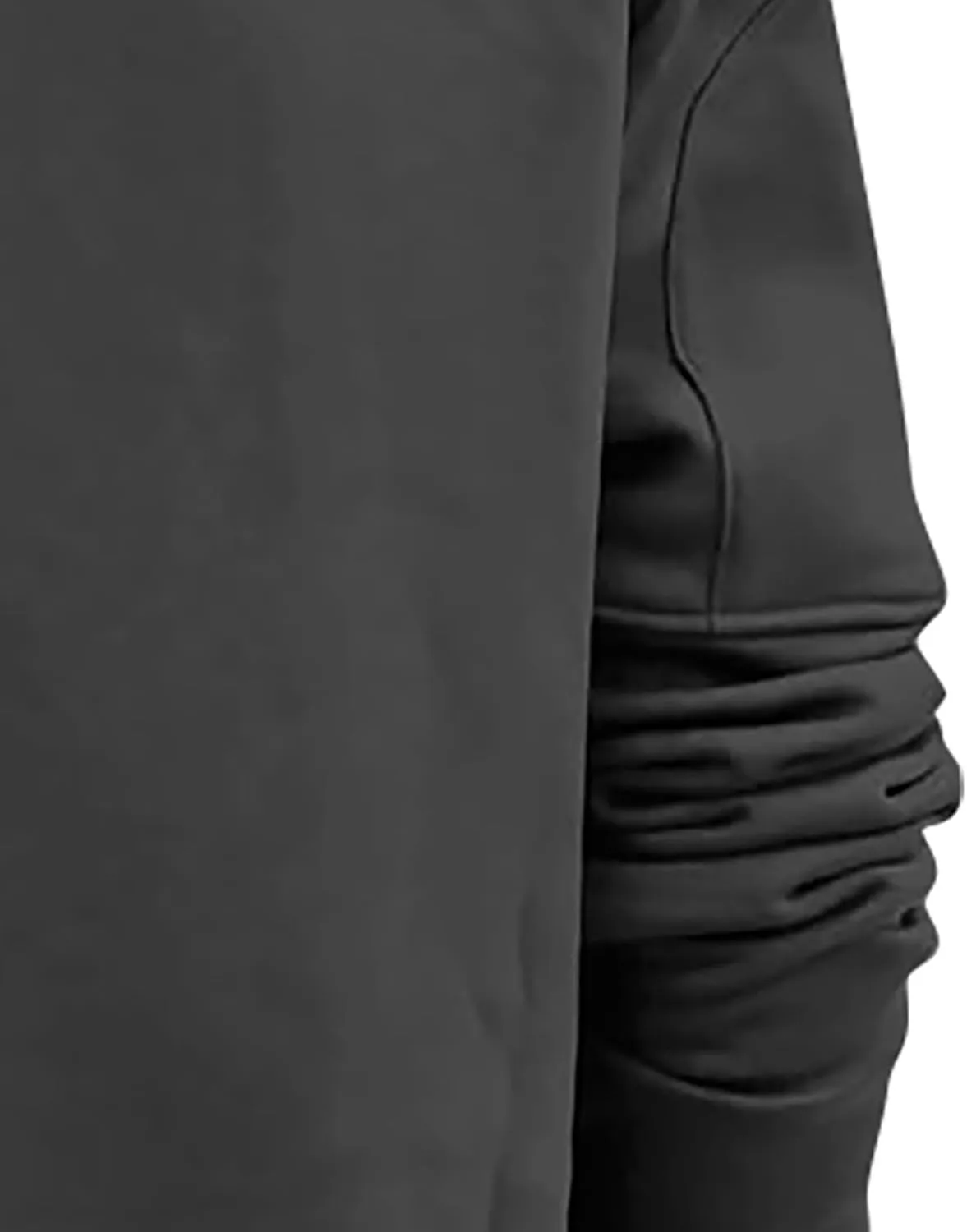 Pullover & Full Zip Mens' Autumn Winter Long Sleeve Zipper Hooded Sweatshirt Men's Hooded Fleece Sweatshirt With