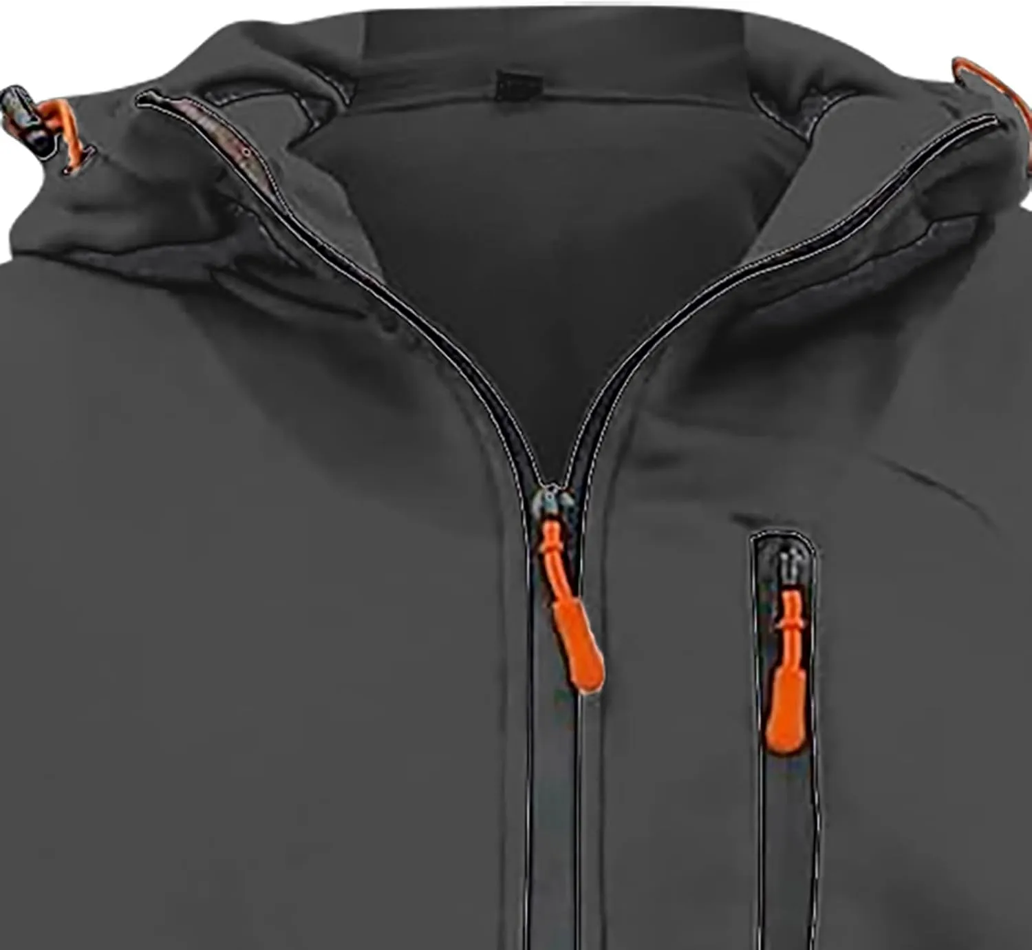 Pullover & Full Zip Mens' Autumn Winter Long Sleeve Zipper Hooded Sweatshirt Men's Hooded Fleece Sweatshirt With