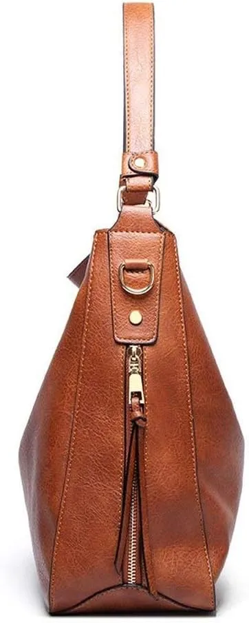 Purses for Women - Hobo Handbags Leather Shoulder Bags Large Capacity Tote Crossbody Bags with Adjustable Shoulder Strap