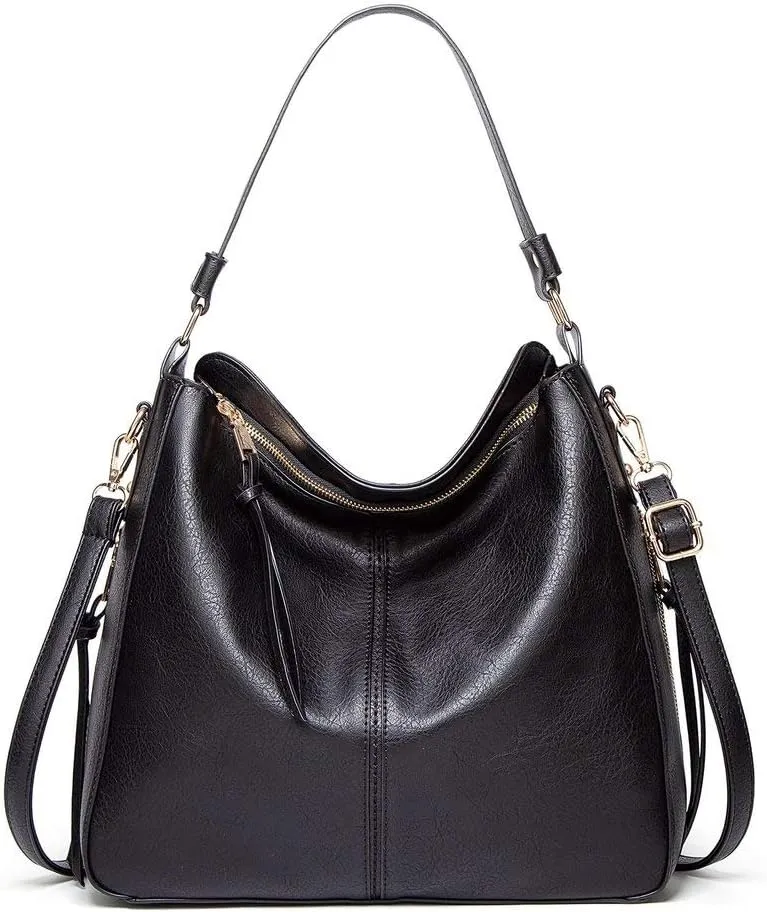 Purses for Women - Hobo Handbags Leather Shoulder Bags Large Capacity Tote Crossbody Bags with Adjustable Shoulder Strap