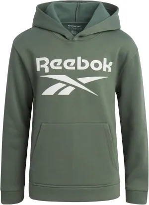 Reebok Boys' Active Sweatshirt - Fleece Pullover Hoodie Sweathsirt - Performance Activewear Sweatshirt for Boys (8-14)
