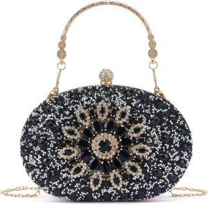 Rhinestone Clutch Purses For Women Evening Sparkly Clutch Crystal Diamond Bag For Party Weddings Formal Prom