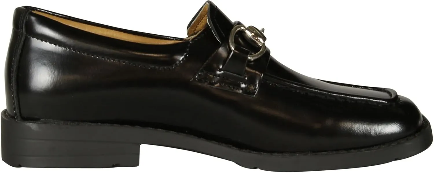 Robertino Boys 324 Slip On Loafers with Chain Shoes