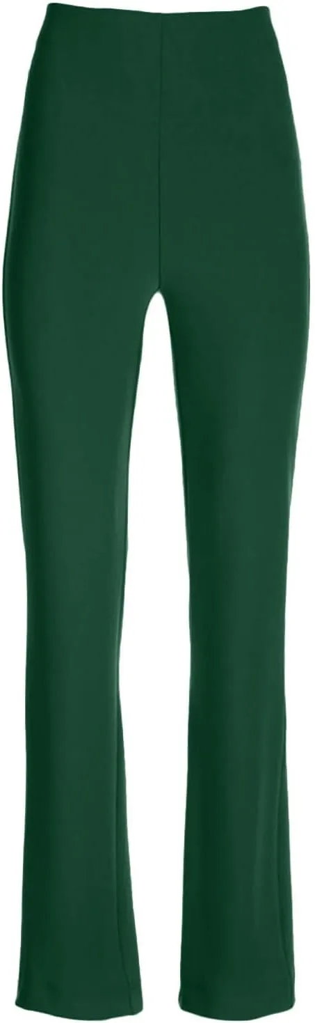 Ruziyoog Flare Leggings for Women Casual High Waist Bootcut Pants Business Casual Work Pants Trousers Pull On Office Slacks
