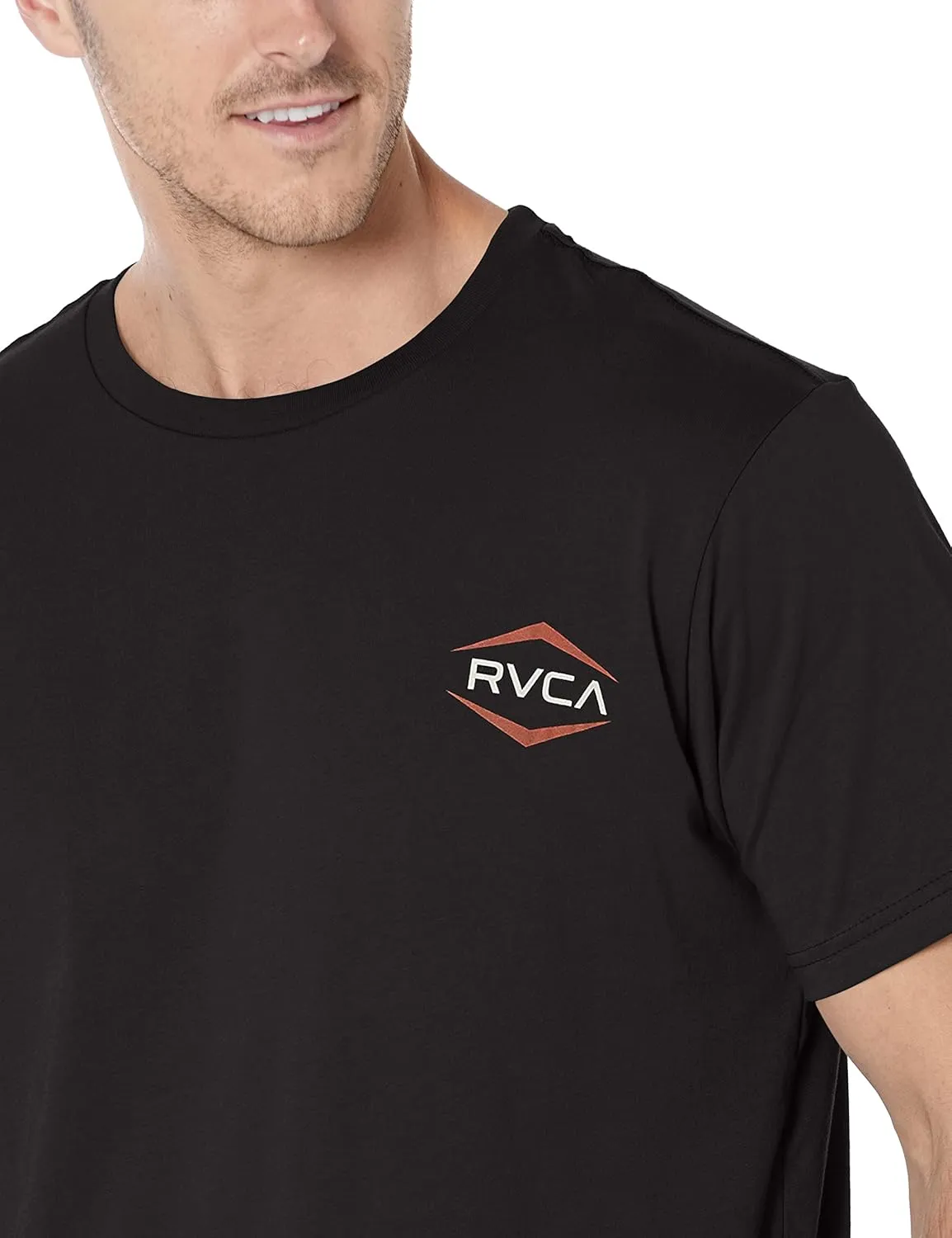 RVCA Men's Graphic Short Sleeve Crew Neck Tee Shirt