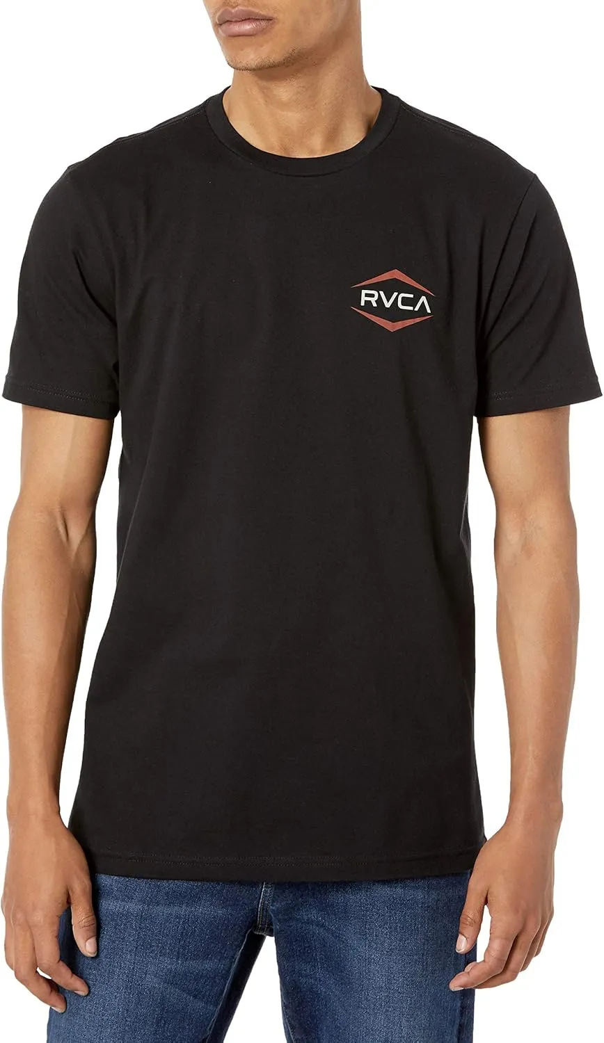 RVCA Men's Graphic Short Sleeve Crew Neck Tee Shirt