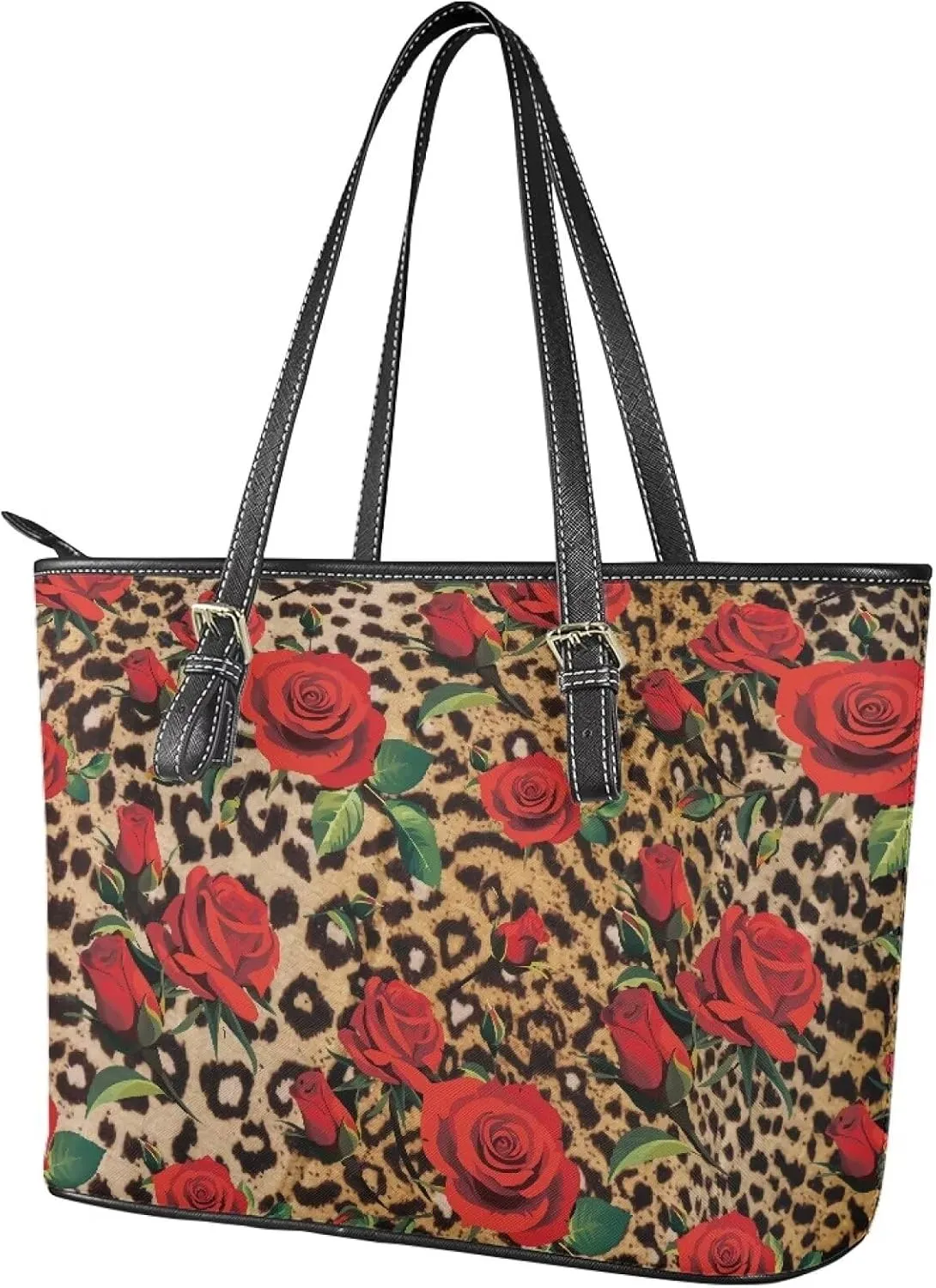 Saddle Handbag for Women, Shoulder Bag Pouch Purse Waterproof PU Leather Satchel Style Handbags Tote Bag Hobo Handbags