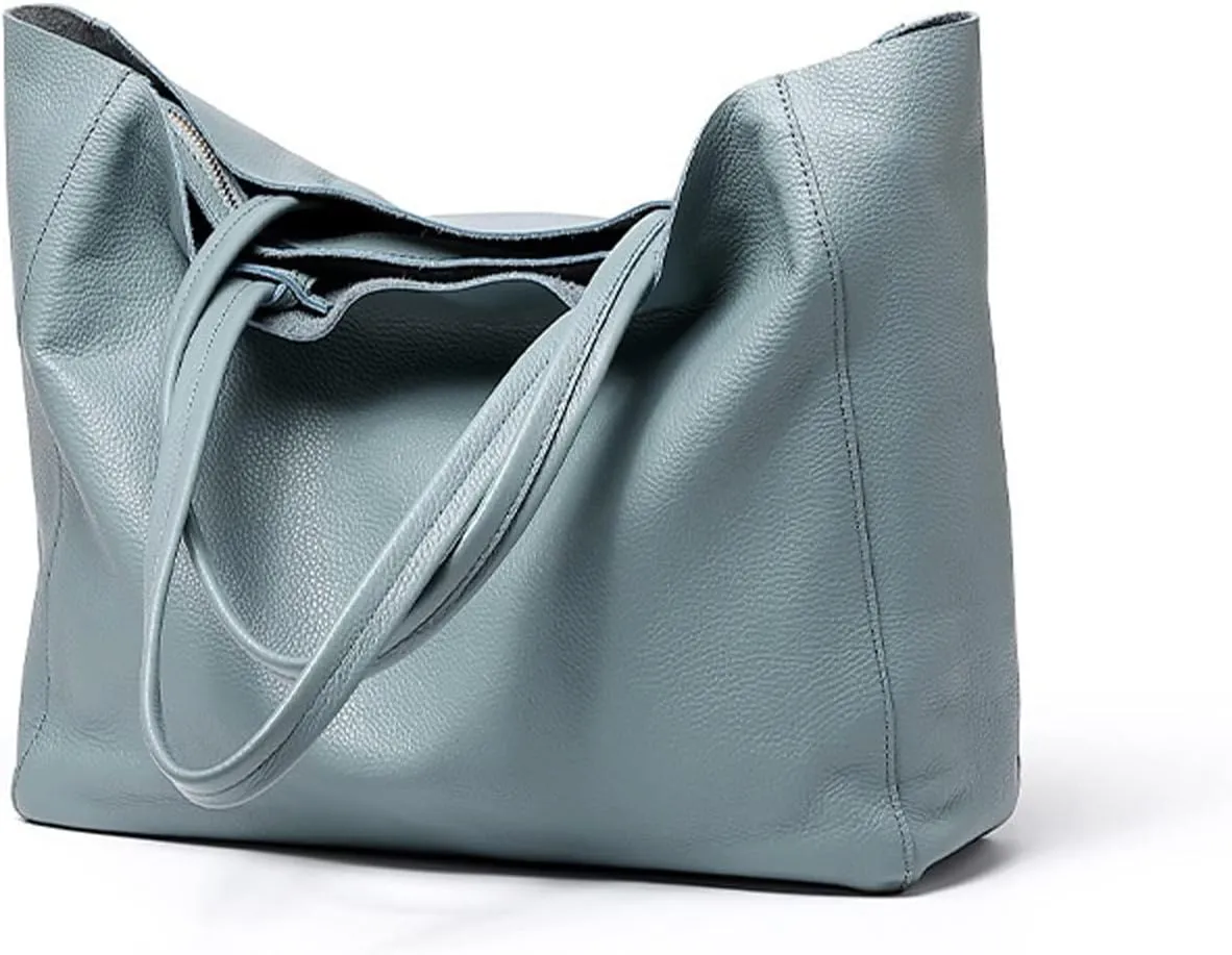 Shoulder bag Genuine Leather Shoulder Bags Female Big Real Cow Women Leather Handbags Bucket Ladies Tote Hand Bags