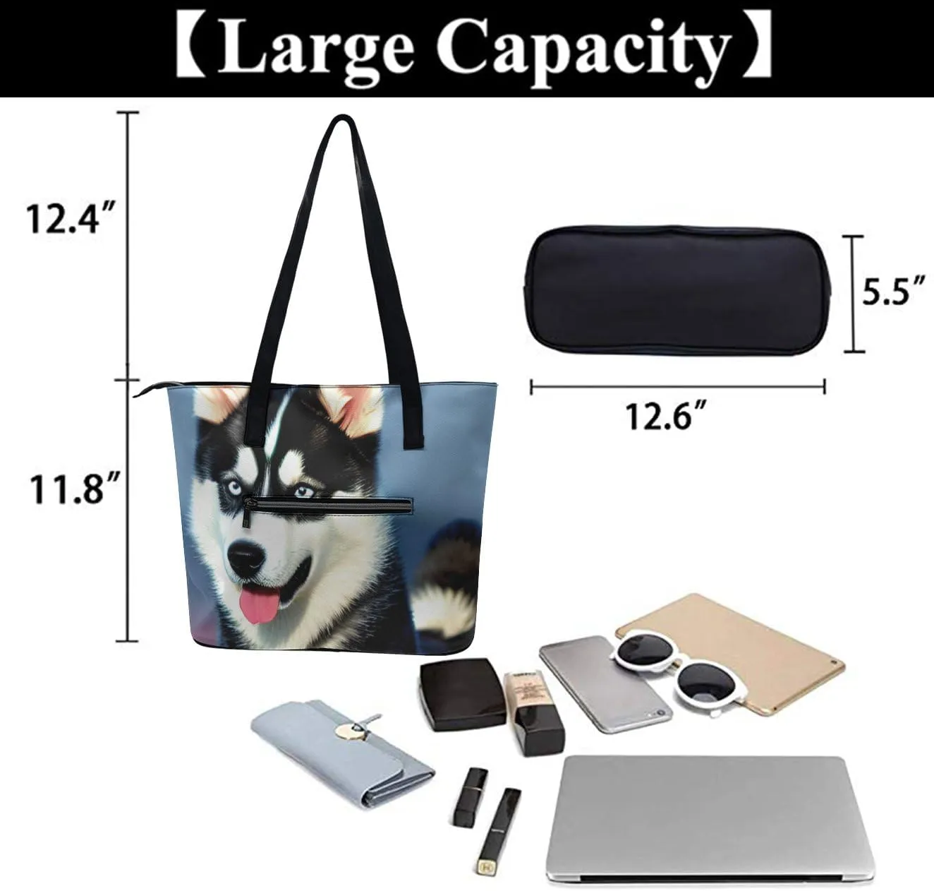 Shoulder Bag Handbags for Women Fashion Tote Bags PU Leather Shoulder Bag Top Handle Satchel Bags Purse