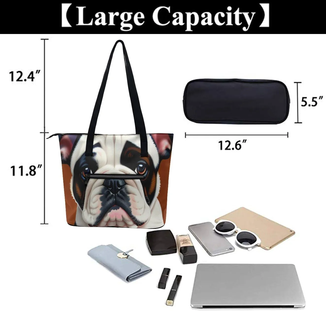 Shoulder Bag Handbags for Women Fashion Tote Bags PU Leather Shoulder Bag Top Handle Satchel Bags Purse