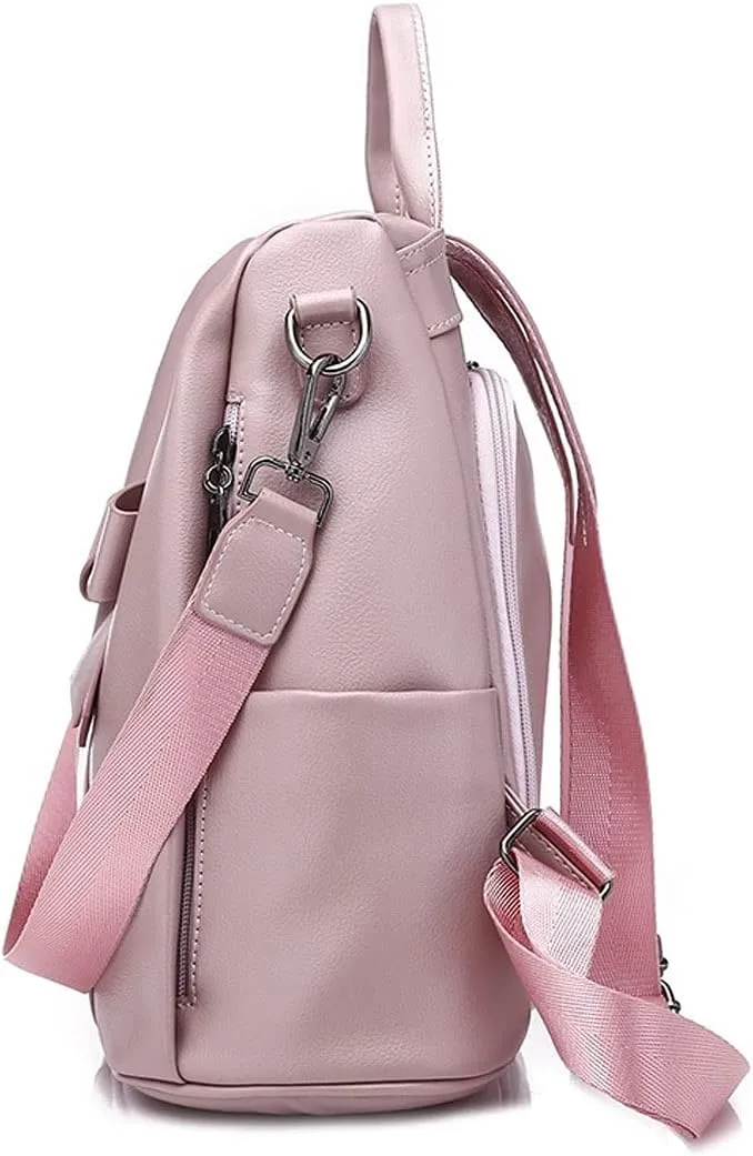 Shoulder bag Leisure Women Backpack Quality Lady Shoulder Bags School Bags Women Traveling Backpack(Black) (Pink)