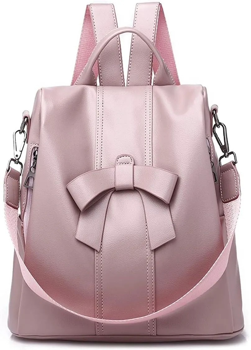 Shoulder bag Leisure Women Backpack Quality Lady Shoulder Bags School Bags Women Traveling Backpack(Black) (Pink)