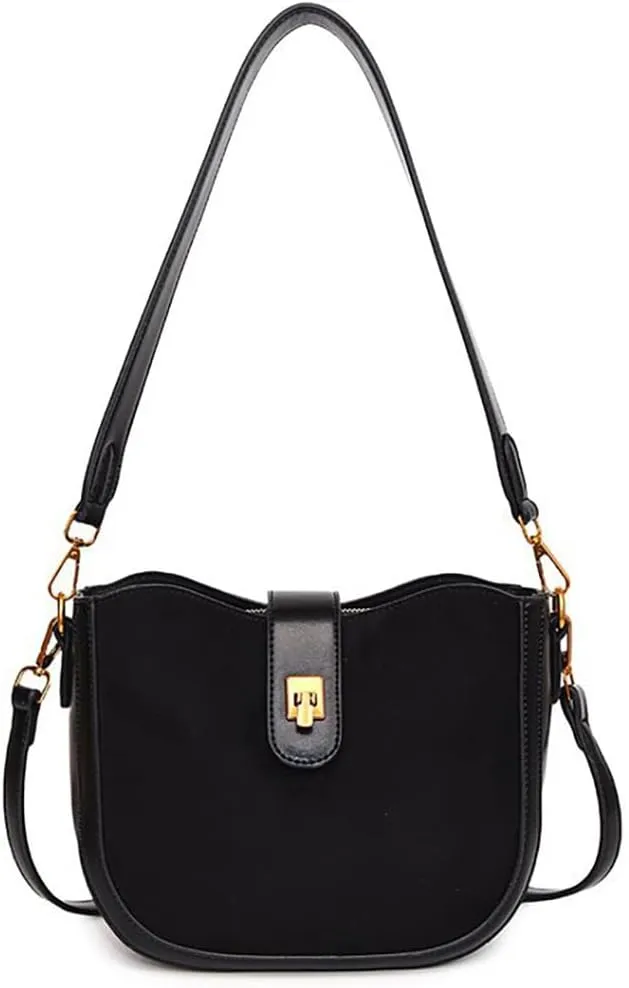 Shoulder Bags for Women Trendy Leather Saddle Handbag Clutch Tote Purse Underarm Handbag Crossbody Bags with 2 Straps