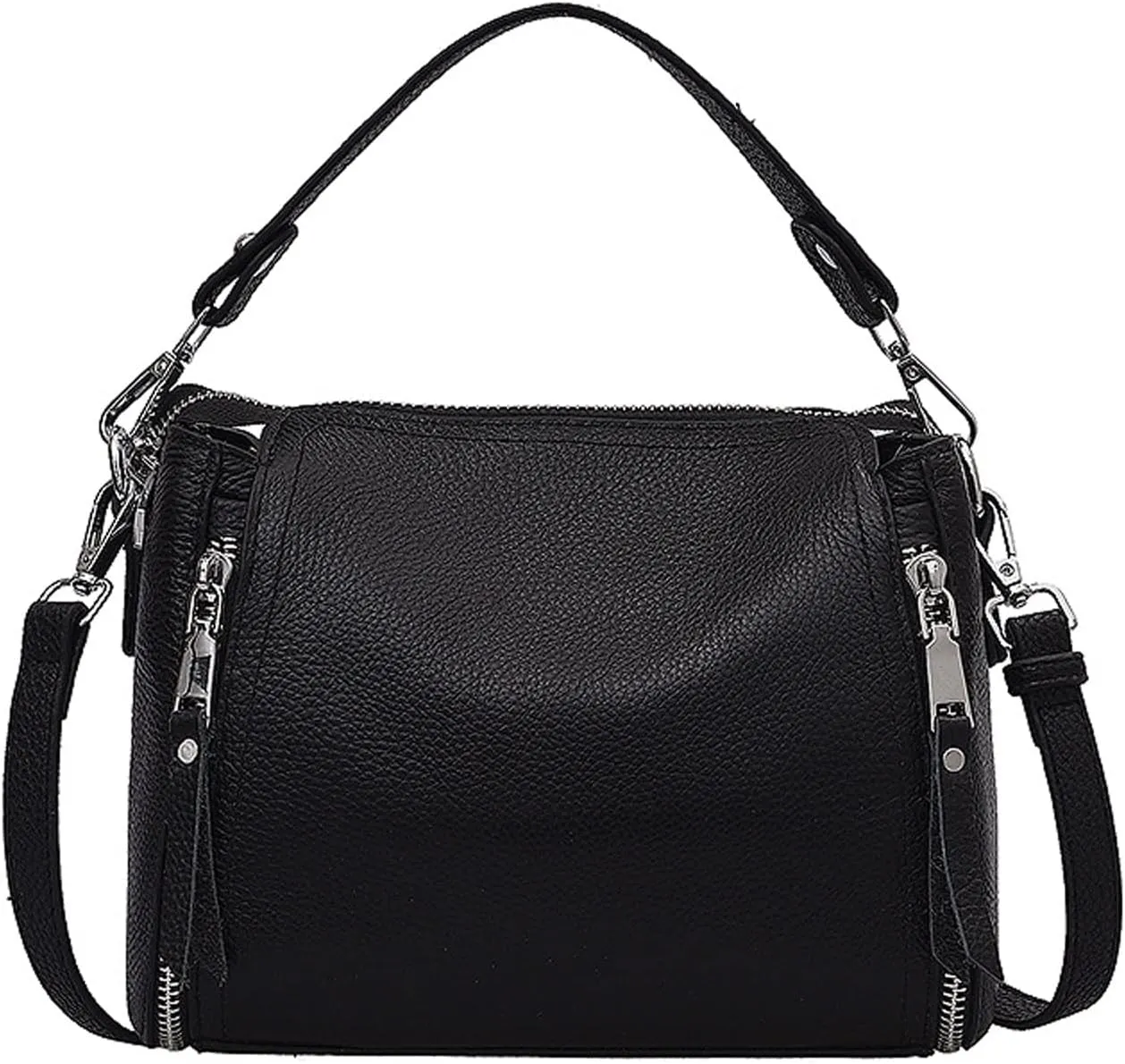 Shoulder Bags Genuine Leather Handbag Women Messenger Bags Females Bucket Bag Leather Crossbody Shoulder Bag Handbag