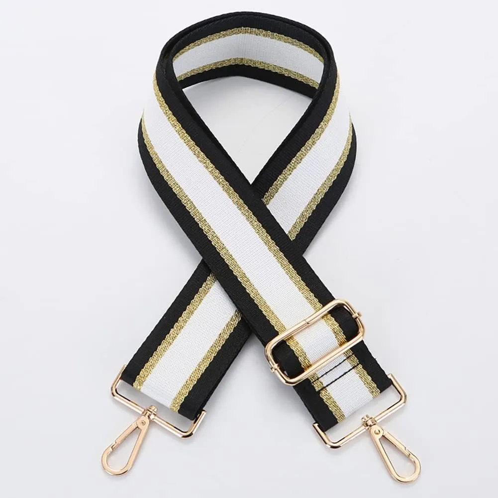 Shoulder Strap, Adjustable Replacement Belt with Metal Hooks Laptop Shoulder Strap for Briefcase Computer Messenger, Type 17