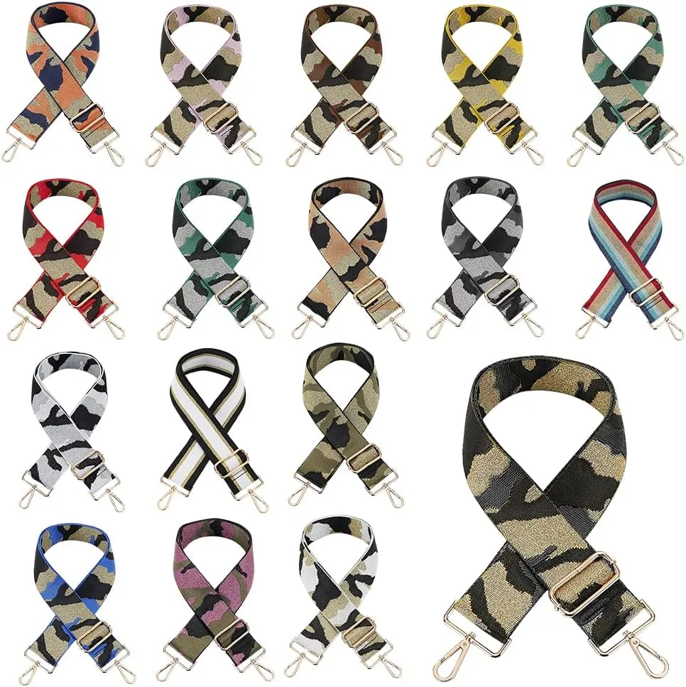 Shoulder Strap, Adjustable Replacement Belt with Metal Hooks Laptop Shoulder Strap for Briefcase Computer Messenger, Type 17
