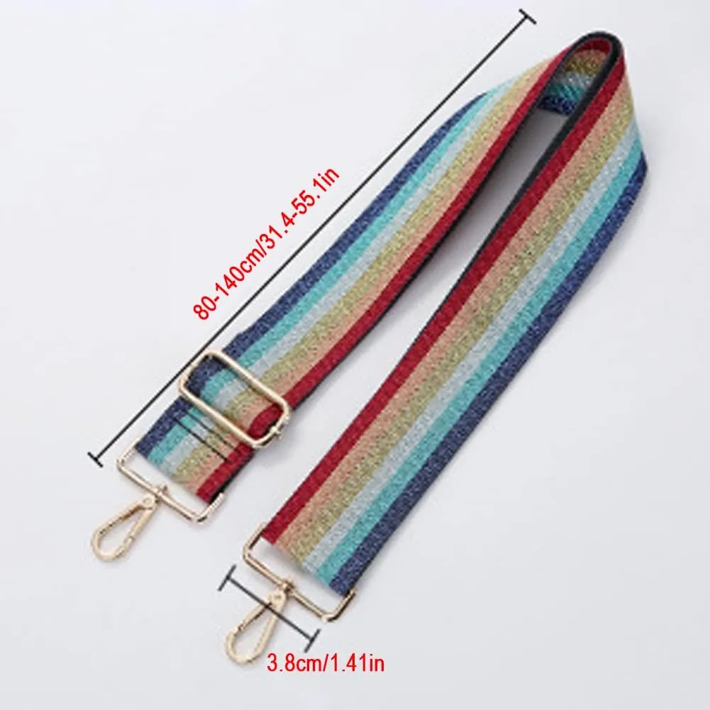 Shoulder Strap, Adjustable Replacement Belt with Metal Hooks Laptop Shoulder Strap for Briefcase Computer Messenger, Type 17