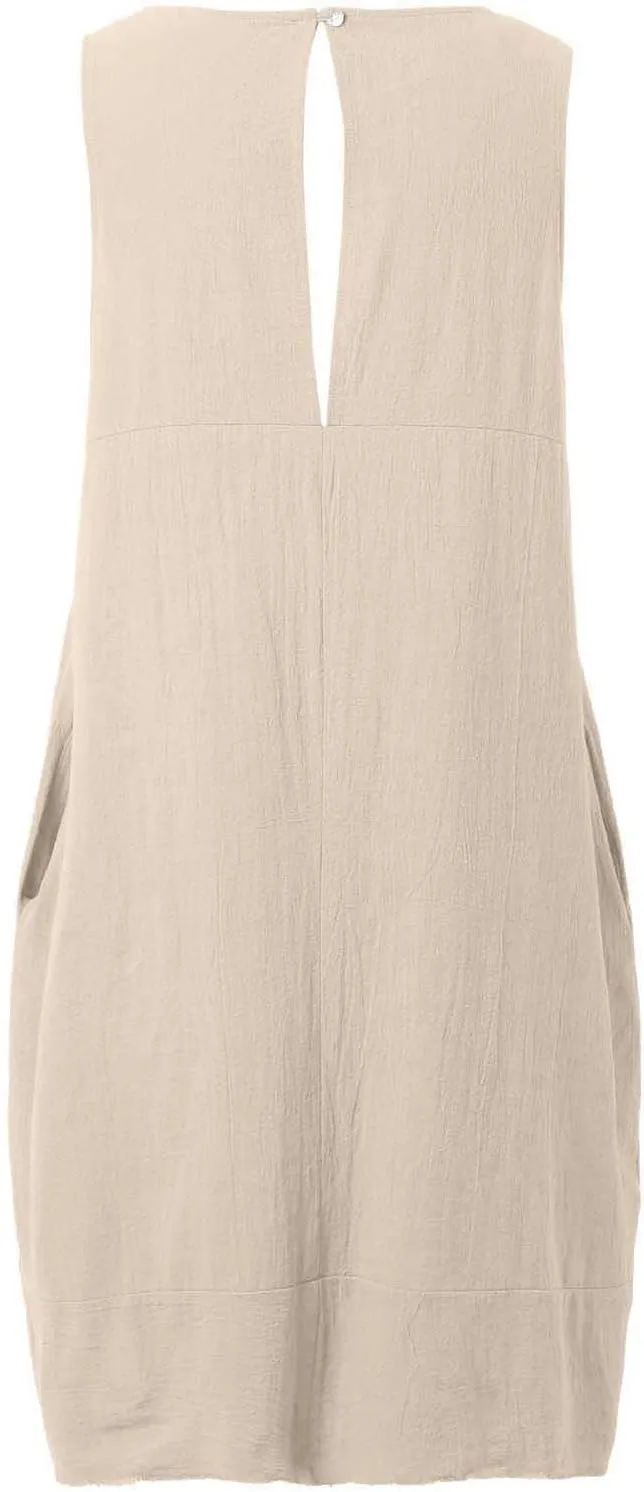 Sleeveless Summer Midi Dress for Women 2025 Casual Vacation Beach Sundress Knee Length Lightweight Clothes