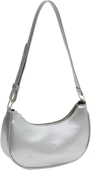 Small Crescent Shoulder Bags for Women, Cute Handbag Mini Clutch Purse Underarm