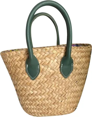 Straw Bag for Women, Bohemian Tote Bag Handmade Woven Handbags for Summer Vacation Beach Travel Daily Matching 62, One Color, One Size