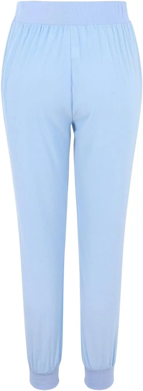 Summer Pants for Women 2025 Casual Drawstring High Waisted Linen Pants Beach Wide Leg Trousers with Pockets Summer