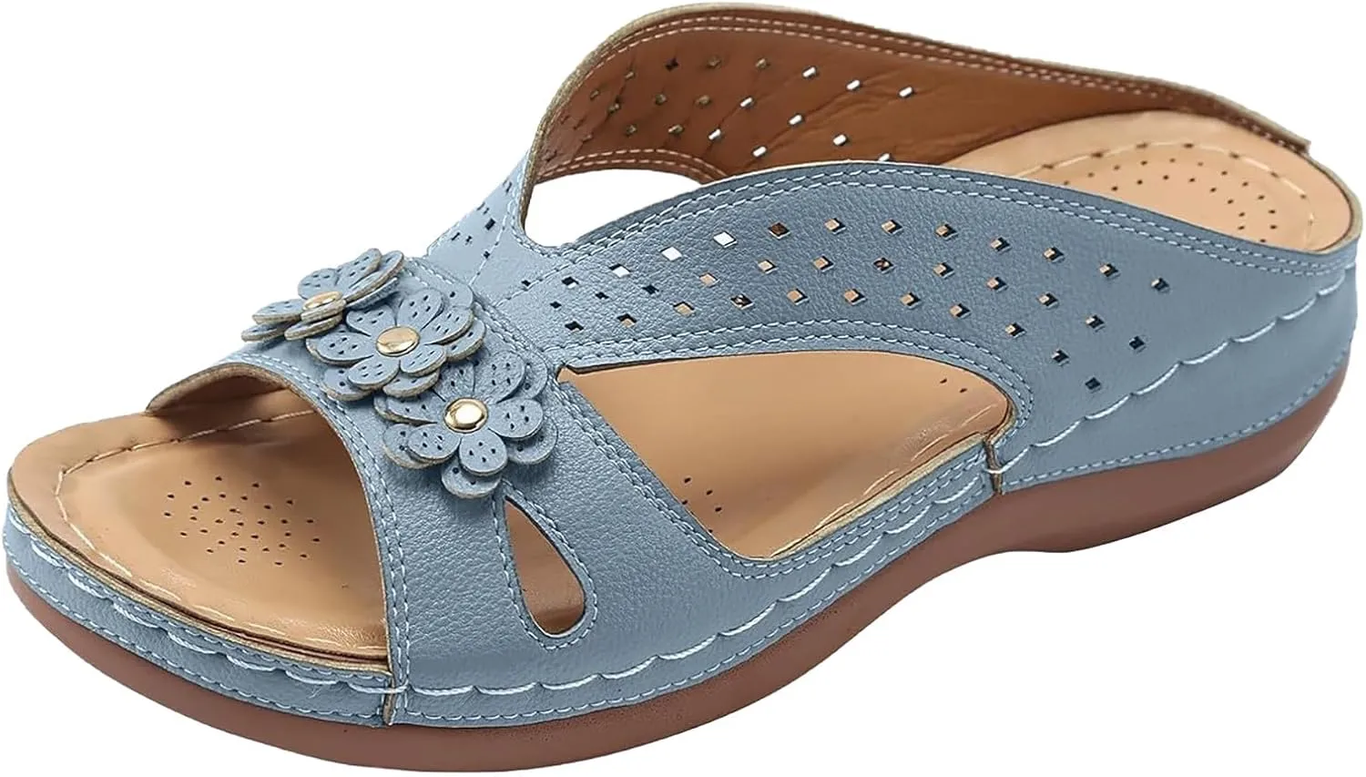Summer Wedge Sandals for Women 2025 Orthopedic Platform Slip On Comfortable Dressy Slippers Dressy Lightweight Shoes