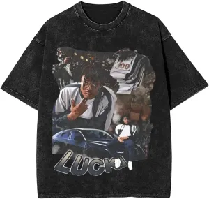 T Shirts for Men Over Sized Loose Fit T-Shirt Heavy Cotton Washed Vintage Tee Unisex Shirts