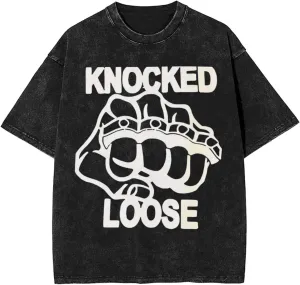 T Shirts for Men Over Sized Loose Fit T-Shirt Heavy Cotton Washed Vintage Tee Unisex Shirts