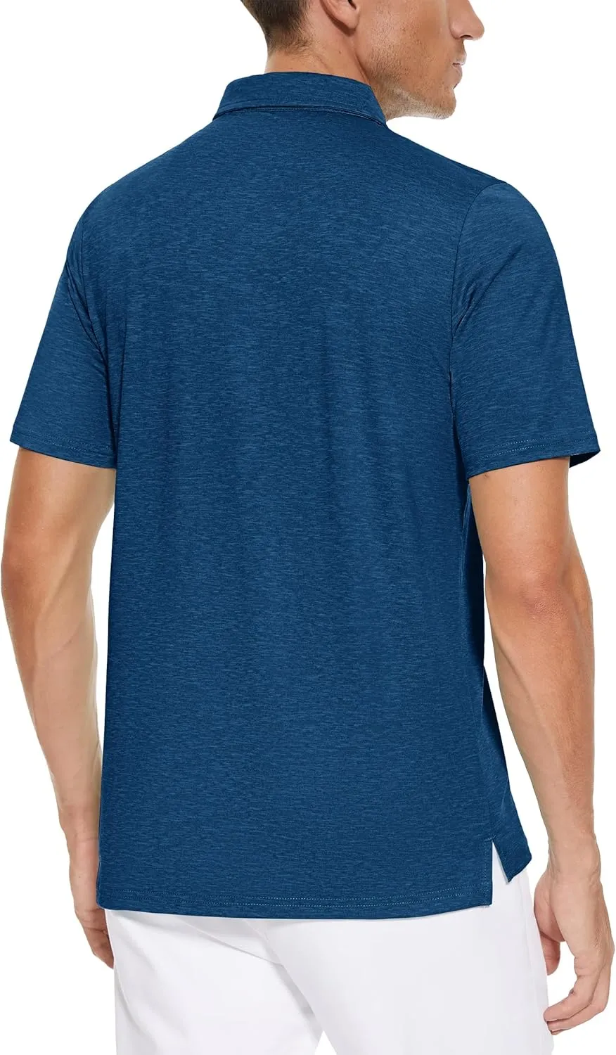 TACVASEN Men's Golf Shirts Short Sleeve Quick Dry Polo Shirts Moisture Wicking Casual Business Sports Breathable Polo