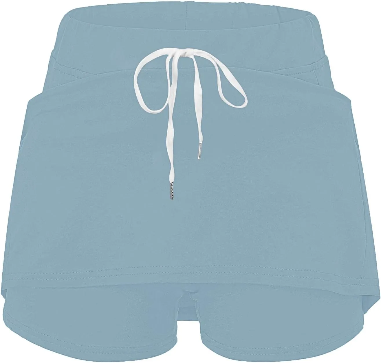 Tennis Skorts for Women with Inner Shorts High Waisted Drawstring Mini Skirts Summer Trendy Athletic Workout Shorts